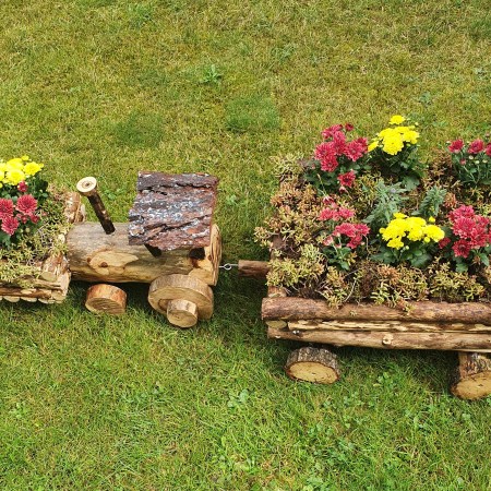 Traktor mit Großen anhänger