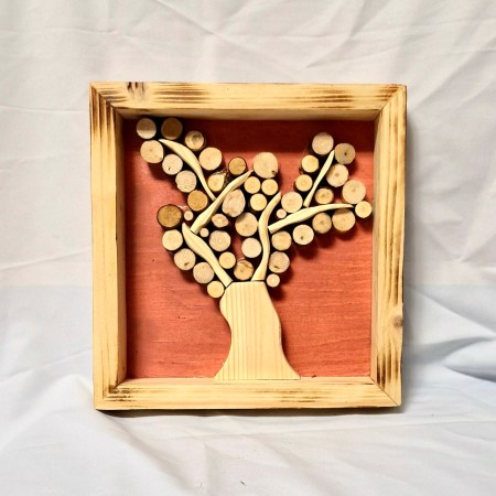 Wandbild mit Baum