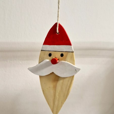 Handbemalter Nikolaus zum aufhängen
