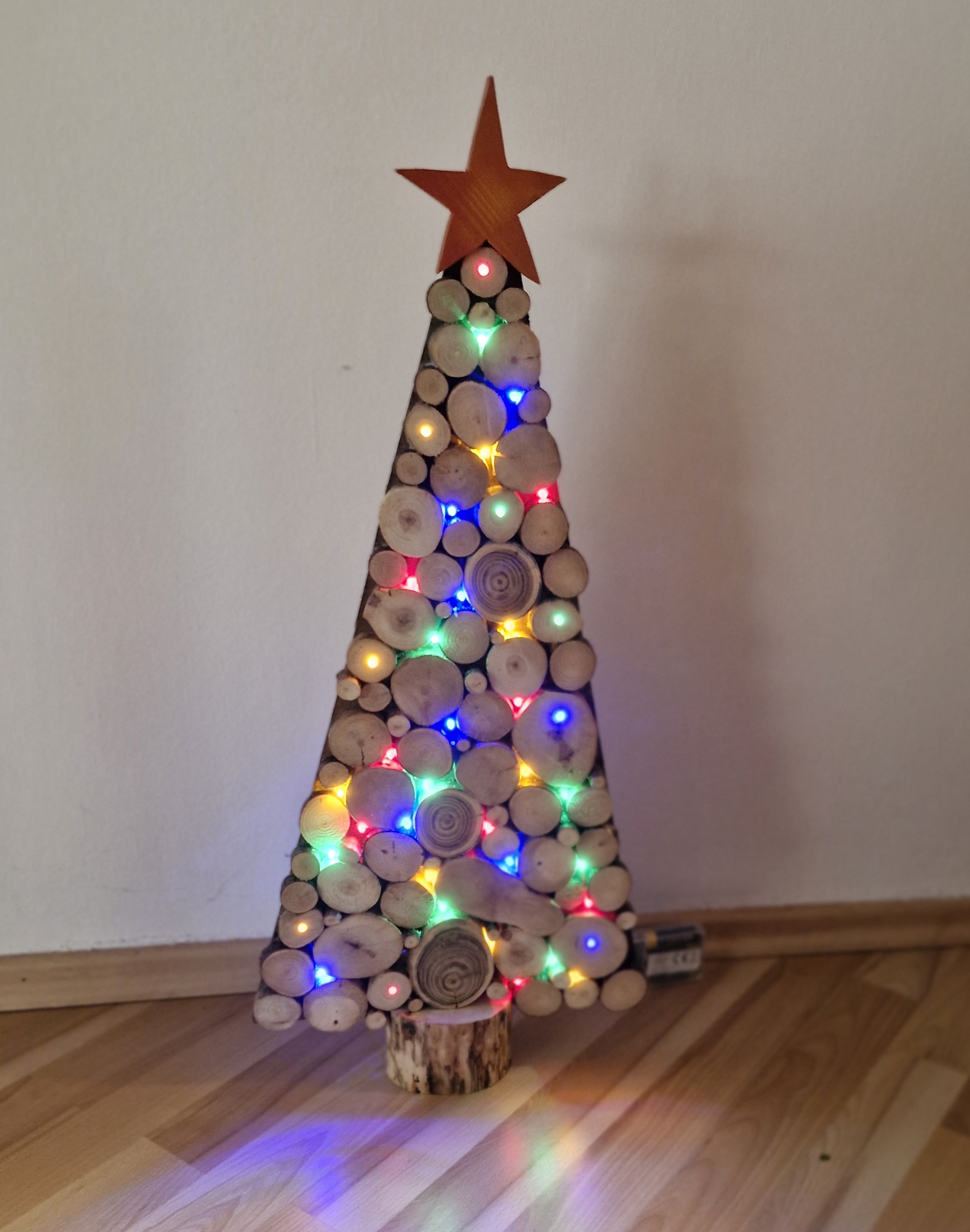 Großer Weihnachtsbaum mit Timer und 40 Lichter – Bild 3