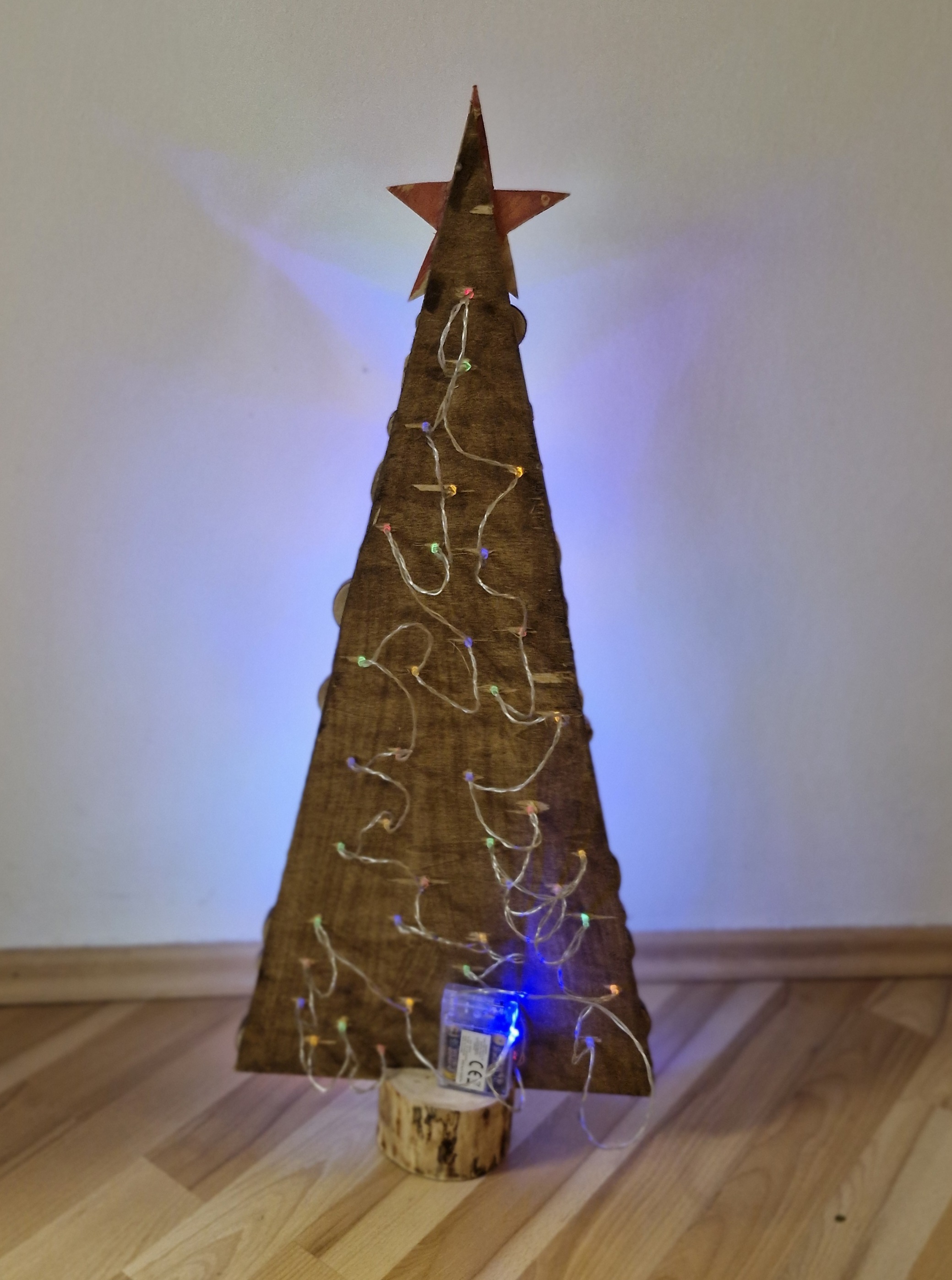 Großer Weihnachtsbaum mit Timer und 40 Lichter – Bild 4
